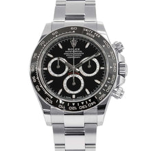 将图像加载到图库查看器中，ROLEX Cosmograph Daytona W40mm Stainless Steel Black Dial126500LN
