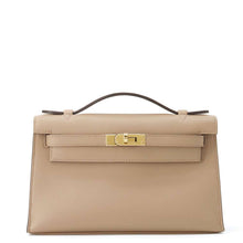 Load image into Gallery viewer, HERMES PochetteKelly Beige Marfa Swift Leather
