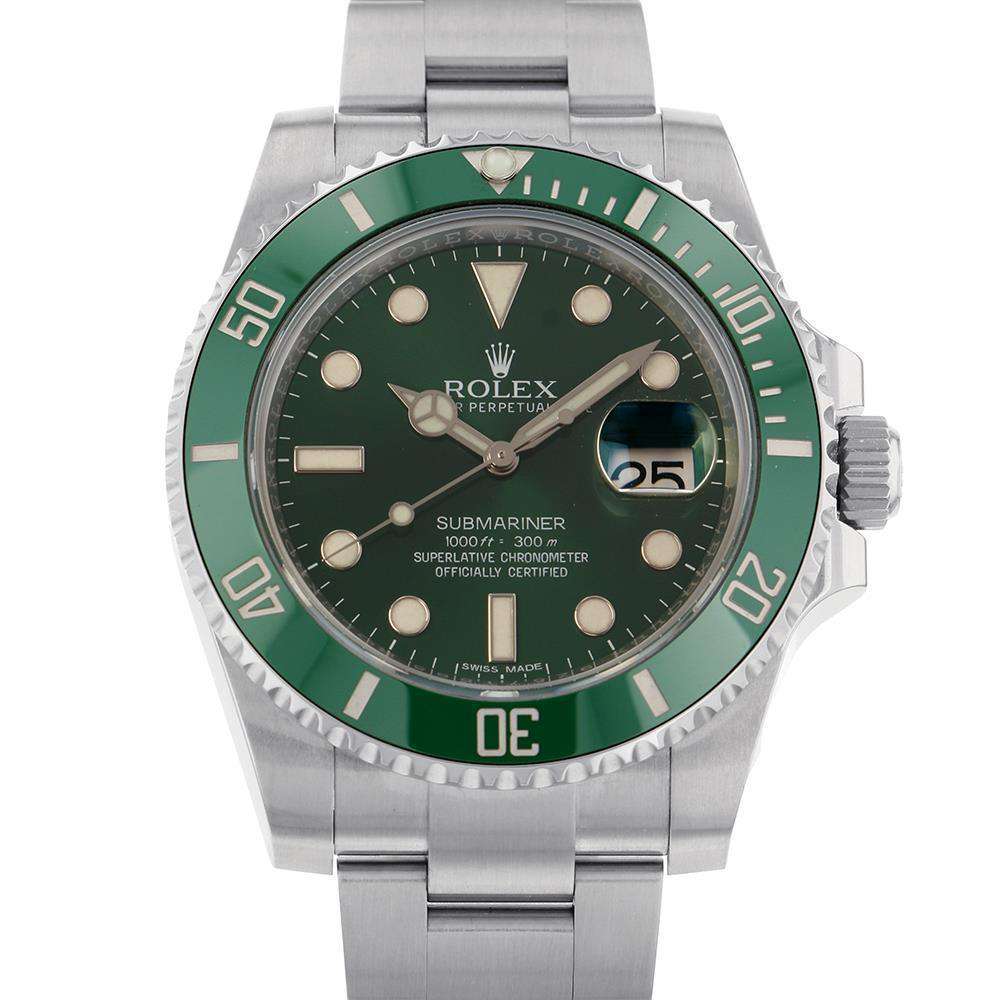 ROLEX Submariner Date W40mm Stainless Steel Green Dial116610LV