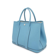 Load image into Gallery viewer, HERMES Garden Party Bleu du Nord Country Leather Size TPM
