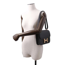 Load image into Gallery viewer, HERMES Constance 3 Miroir Black Epsom Size 24
