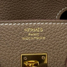 Load image into Gallery viewer, HERMES Birkin Etoupe Togo Leather Size 25
