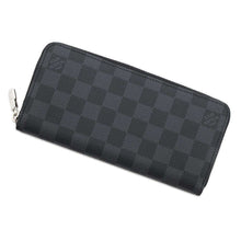 将图像加载到图库查看器中，LOUIS VUITTON Zippy Wallet - Horizontal NoirN00056 Damier Graphite
