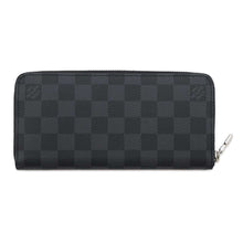 将图像加载到图库查看器中，LOUIS VUITTON Zippy Wallet - Horizontal NoirN00056 Damier Graphite
