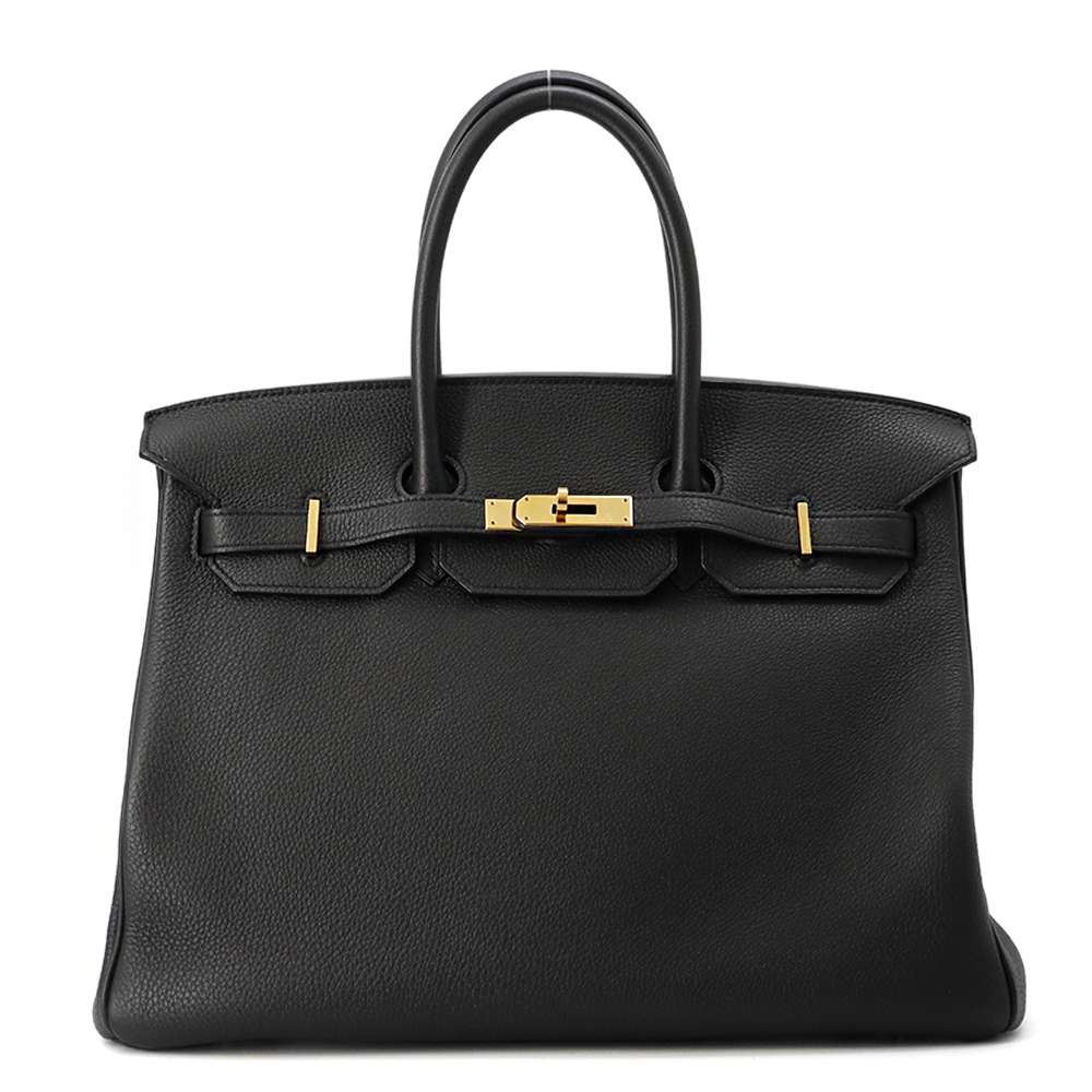 HERMES Birkin Black Togo Leather Size 35