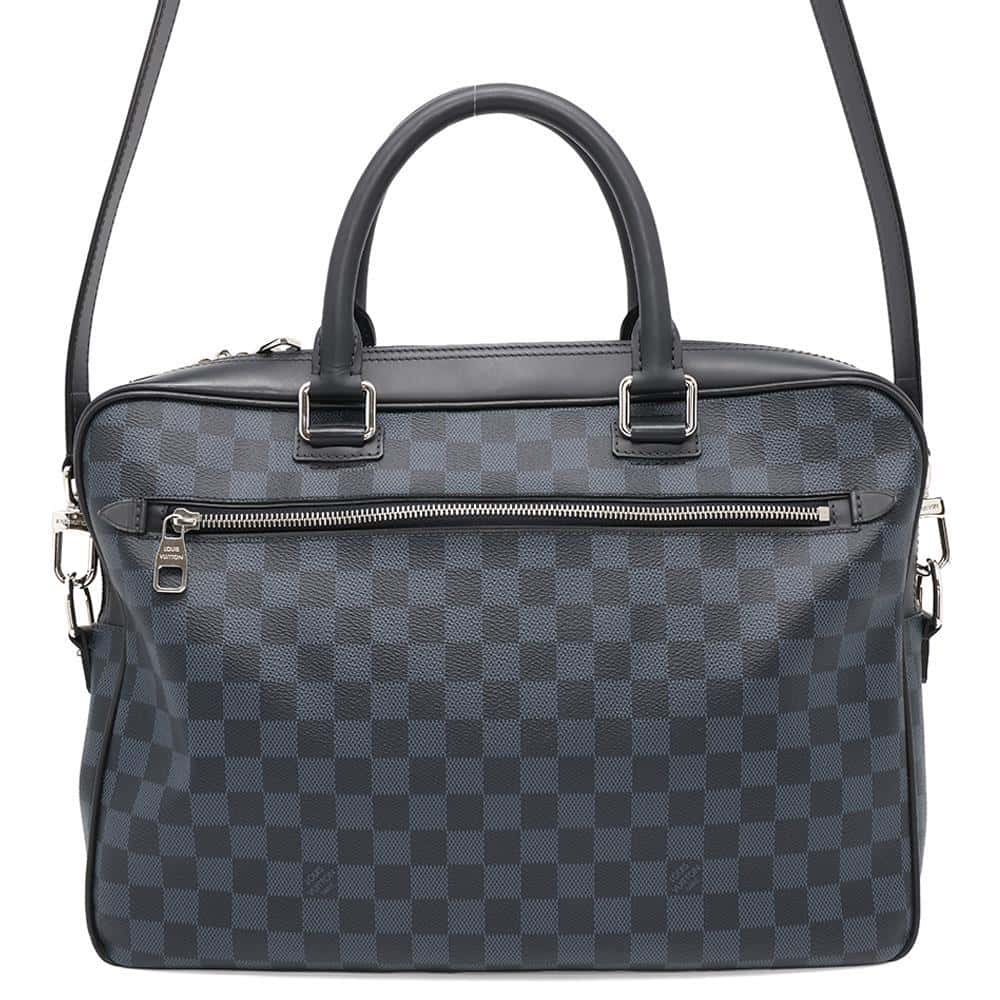 LOUIS VUITTON Porto Documan Business NoirN41347 Damier Cobalt Canvas