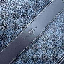 将图像加载到图库查看器中，LOUIS VUITTON Porto Documan Business NoirN41347 Damier Cobalt Canvas
