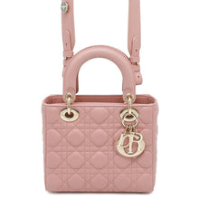 Load image into Gallery viewer, Dior My Lady Dior Shoulder Bag PinkM05320CAL Lambskin Size Small
