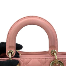 将图像加载到图库查看器中，Dior My Lady Dior Shoulder Bag PinkM05320CAL Lambskin Size Small
