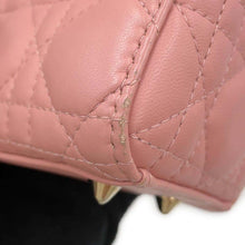 Load image into Gallery viewer, Dior My Lady Dior Shoulder Bag PinkM05320CAL Lambskin Size Small
