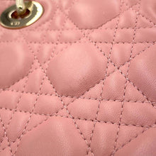 将图像加载到图库查看器中，Dior My Lady Dior Shoulder Bag PinkM05320CAL Lambskin Size Small
