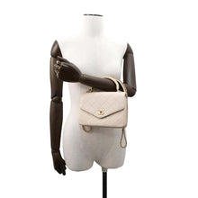 Load image into Gallery viewer, CHANEL Matelasse Shoulder Bag Top Handle Light BeigeAS0626 Lambskin
