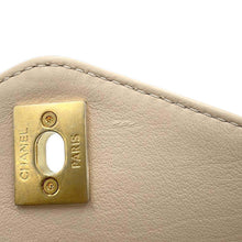 Load image into Gallery viewer, CHANEL Matelasse Shoulder Bag Top Handle Light BeigeAS0626 Lambskin
