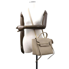 Load image into Gallery viewer, CELINE Belt bag Shoulder Bag Light Taupe189153 Calf Leather Size micro
