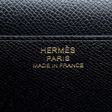 将图像加载到图库查看器中，HERMES Bean Soufre Black Veau Madame
