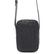 Load image into Gallery viewer, Bottega Veneta INTRECCIATO Phone Pouch Black743214 Calf Leather
