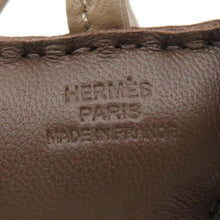 将图像加载到图库查看器中，HERMES Buddy Bag Charm Chocolat/Black/Etoupe Lambskin Mouton
