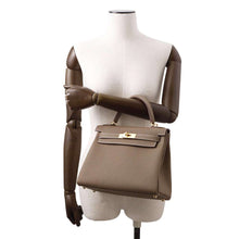 将图像加载到图库查看器中，HERMES Kelly Retourne sewing Etoupe Togo Leather Size 28
