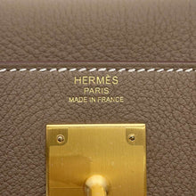 Load image into Gallery viewer, HERMES Kelly Retourne sewing Etoupe Togo Leather Size 28
