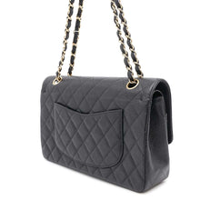 Load image into Gallery viewer, CHANEL Matelasse WChainShoulder Bag BlackA01112 Caviar Leather Size 25
