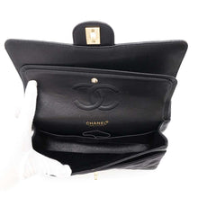 将图像加载到图库查看器中，CHANEL Matelasse WChainShoulder Bag BlackA01112 Caviar Leather Size 25
