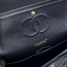 将图像加载到图库查看器中，CHANEL Matelasse WChainShoulder Bag BlackA01112 Caviar Leather Size 25
