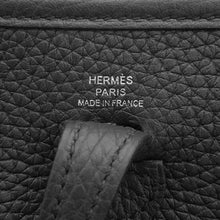 Load image into Gallery viewer, HERMES Evelyne Black Taurillon Clemence Size TPM
