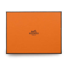 将图像加载到图库查看器中，HERMES Bean compact Orange Chevre Myzore Goatskin
