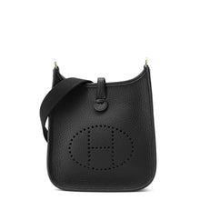 Load image into Gallery viewer, HERMES Evelyne Amazon Black Taurillon Clemence Size TPM
