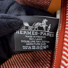 Load image into Gallery viewer, HERMES Brid A Black H Natte tomet Wool 100% Size GM
