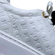 将图像加载到图库查看器中，LOUIS VUITTON LV × TM Time Out Sneakers White1AGZGR Calf Leather Size 37
