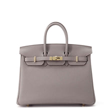 Load image into Gallery viewer, HERMES Birkin Gris Meyer Togo Leather Size 25
