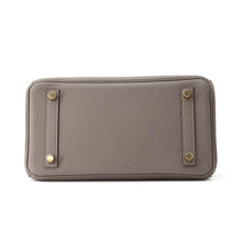 Load image into Gallery viewer, HERMES Birkin Gris Meyer Togo Leather Size 25
