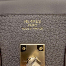 Load image into Gallery viewer, HERMES Birkin Gris Meyer Togo Leather Size 25
