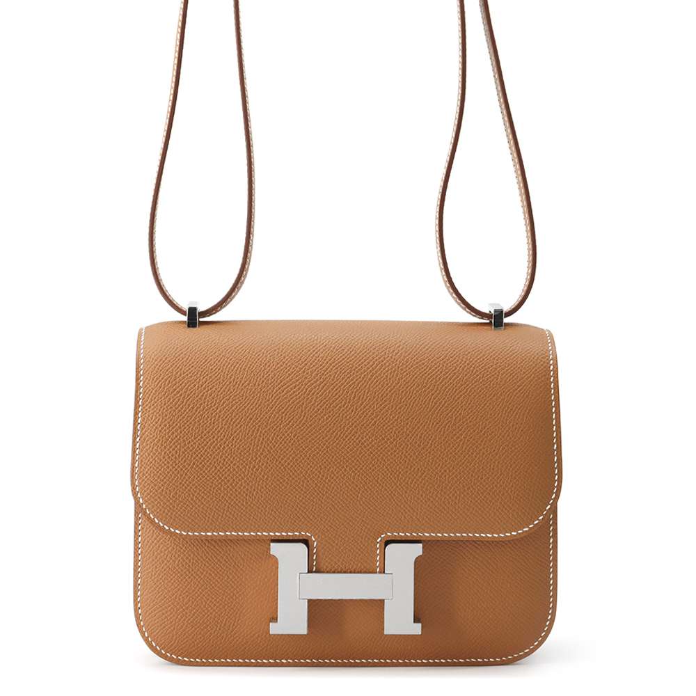 HERMES Constance3 Miroir Gold Epsom Size Mini