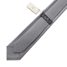 将图像加载到图库查看器中，HERMES Necktie Upside Down Gray Silk100%
