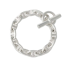 Load image into Gallery viewer, HERMES Chaine d&#39;Ancre Bracelet 15 frames Size MM SV925
