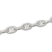 将图像加载到图库查看器中，HERMES ★Chaine d'Ancre Bracelet 15 links Size MM SV925
