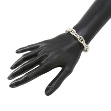 将图像加载到图库查看器中，HERMES ★Chaine d&#39;Ancre Bracelet 15 links Size MM SV925
