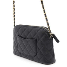 将图像加载到图库查看器中，CHANEL Timeless Classics ChainClutch Bag BlackAP4016 Caviar Leather
