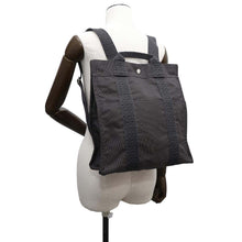 将图像加载到图库查看器中，HERMES Her Line Ad Backpack Gray Canvas Size MM
