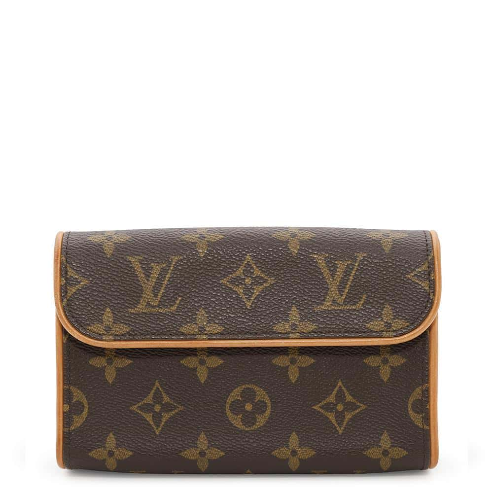 LOUIS VUITTON Pochette Florentine BrownM51855 Monogram Size XS