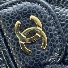 将图像加载到图库查看器中，CHANEL Classic Small flap wallet BlackAP0231 Caviar Leather
