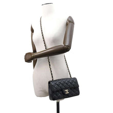 Load image into Gallery viewer, CHANEL Mini Matelasse ChainShoulder Bag BlackA69900 Lambskin Size 20
