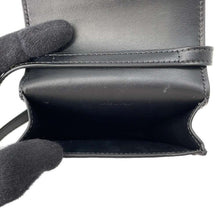 Load image into Gallery viewer, CELINE Triomphe Phone Holder Black10K683DPV.38NO Shiny Calf Leather
