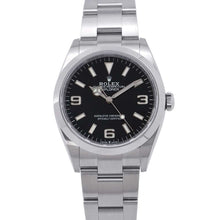 将图像加载到图库查看器中，ROLEX Explorer 36 W36mm Stainless Steel Black Dial124270
