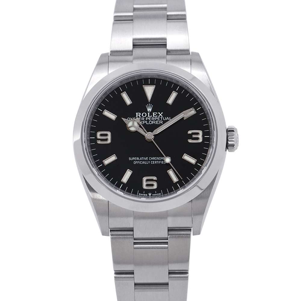 ROLEX Explorer 36 W36mm Stainless Steel Black Dial124270