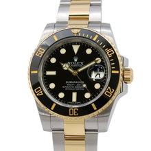 Load image into Gallery viewer, ROLEX Submariner Date W40mm Stainless Steel K18YG Black Dial116613LN
