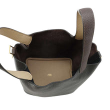 Load image into Gallery viewer, HERMES Picotin Lock Casaque2 Black/Macassar/Beige Marfa Taurillon Clemence Size PM
