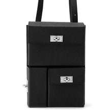 将图像加载到图库查看器中，HERMES Kelly Multi Pocket Black Epsom
